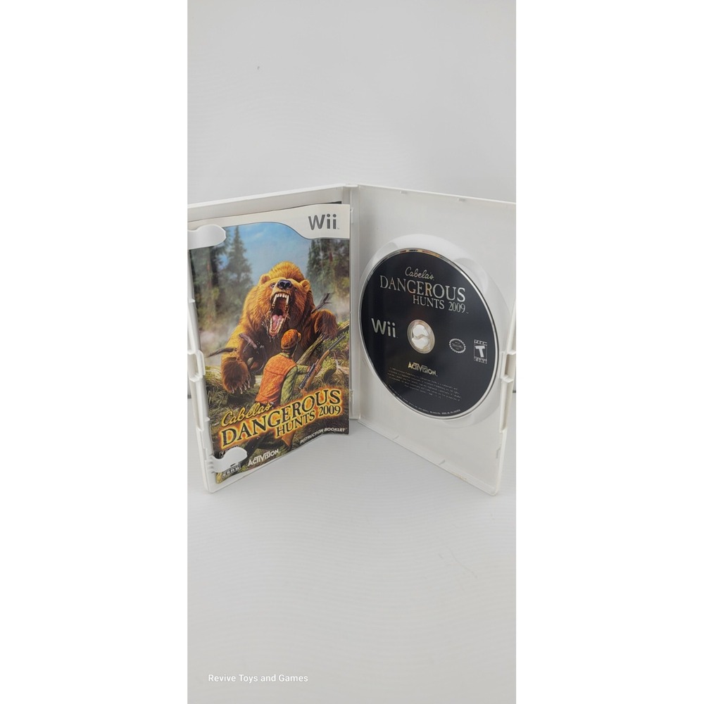 Cabela's Dangerous Hunts 2009 (Nintendo Wii, 2008) CIB Complete Tested Working - Picture 6 of 7